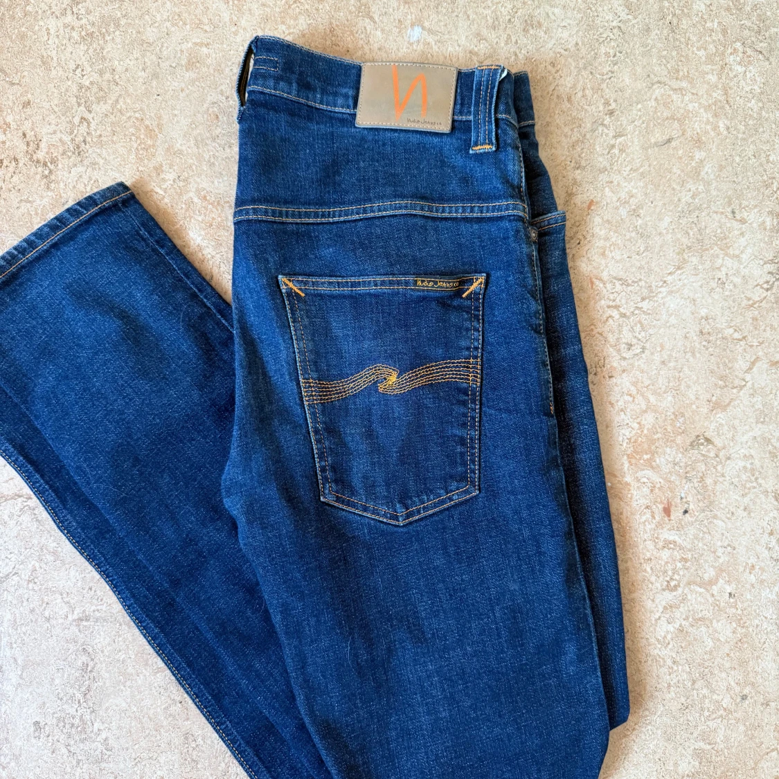 Blå jeans från Nudie Jeans