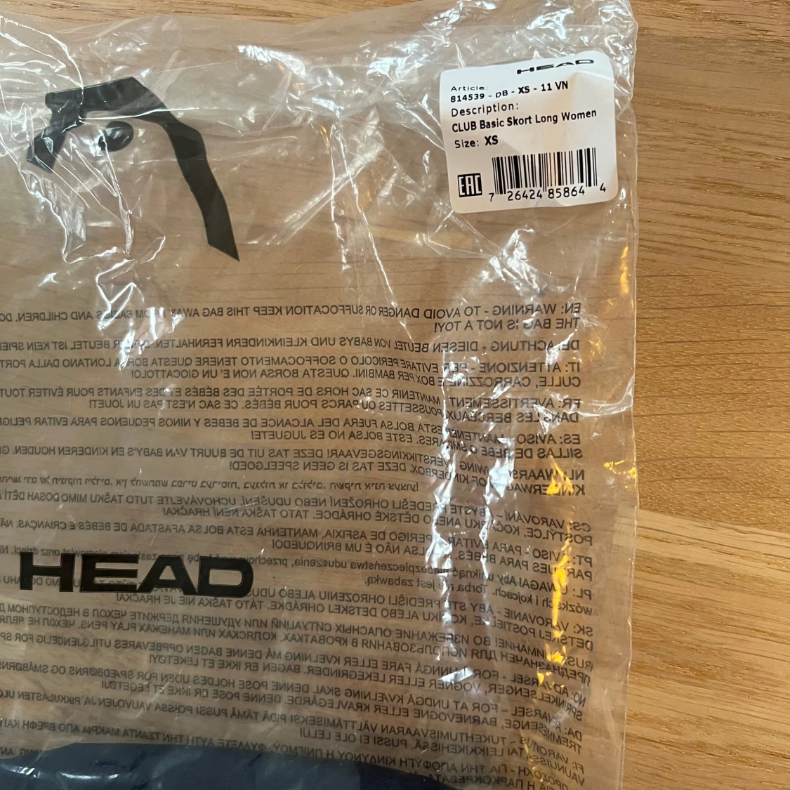 Mörkblå träningskjol från Head - 91