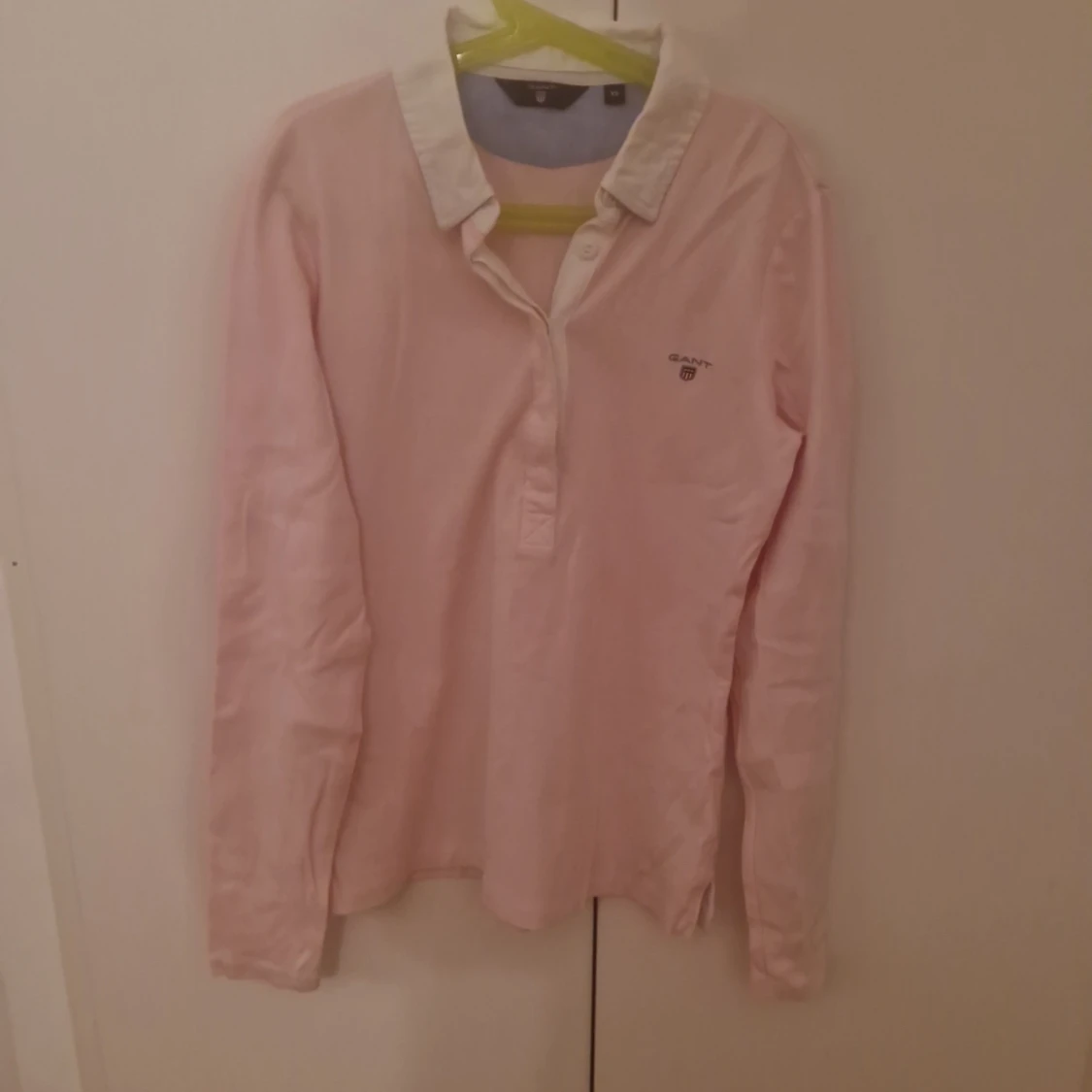 Rosa långärmad pikétröja