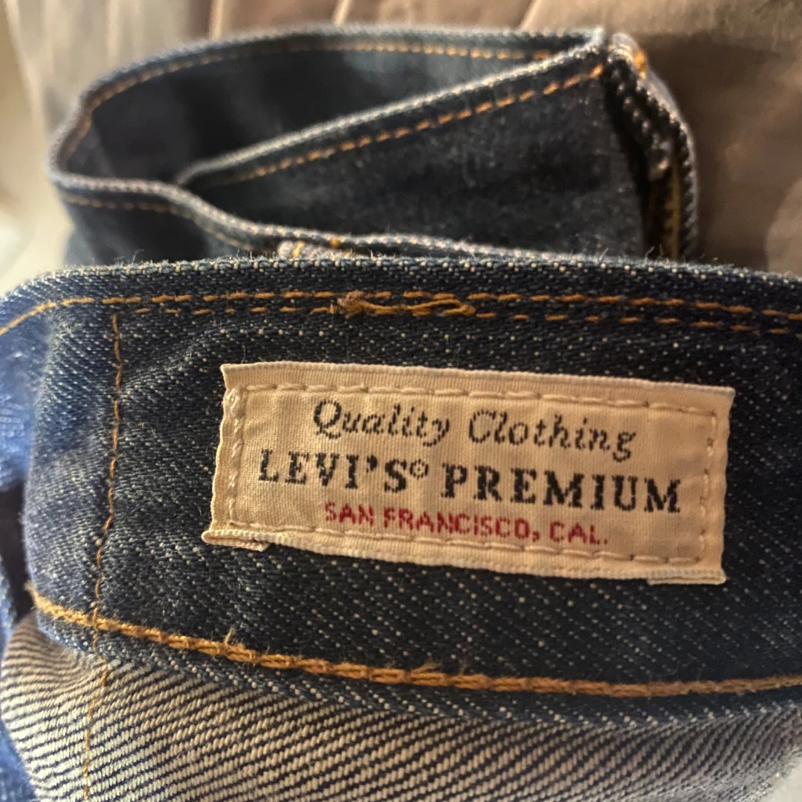 Blå Levis 501 jeans - 91