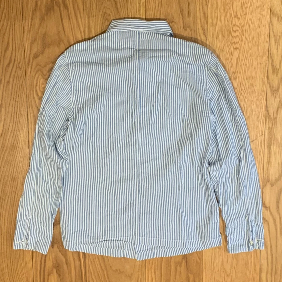 Overshirt east west blå-vitrandig - 90