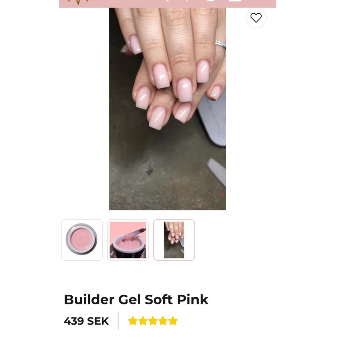 Soft pink gelé 50g - 90