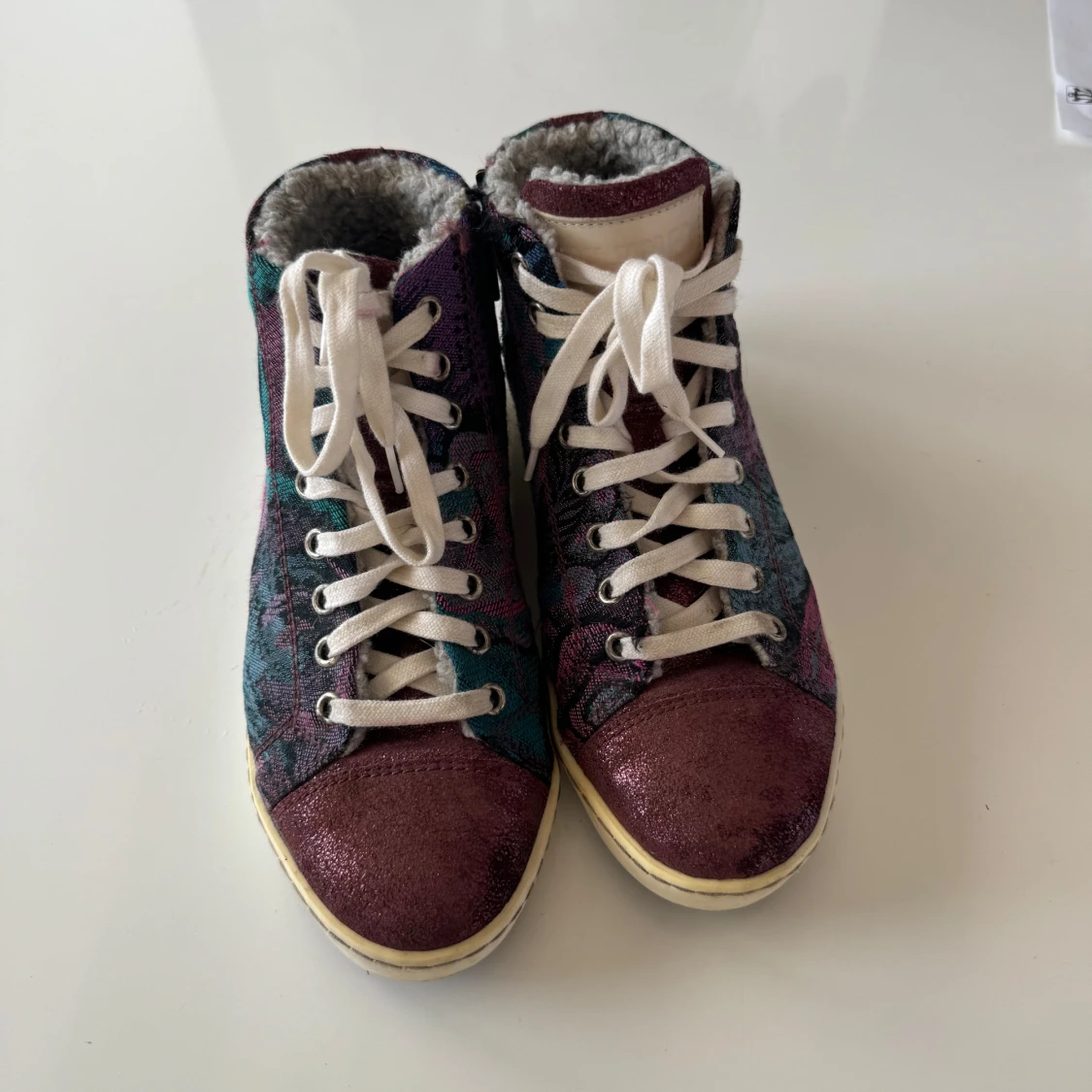 Rich Ycled sneakers m foder lila blått 