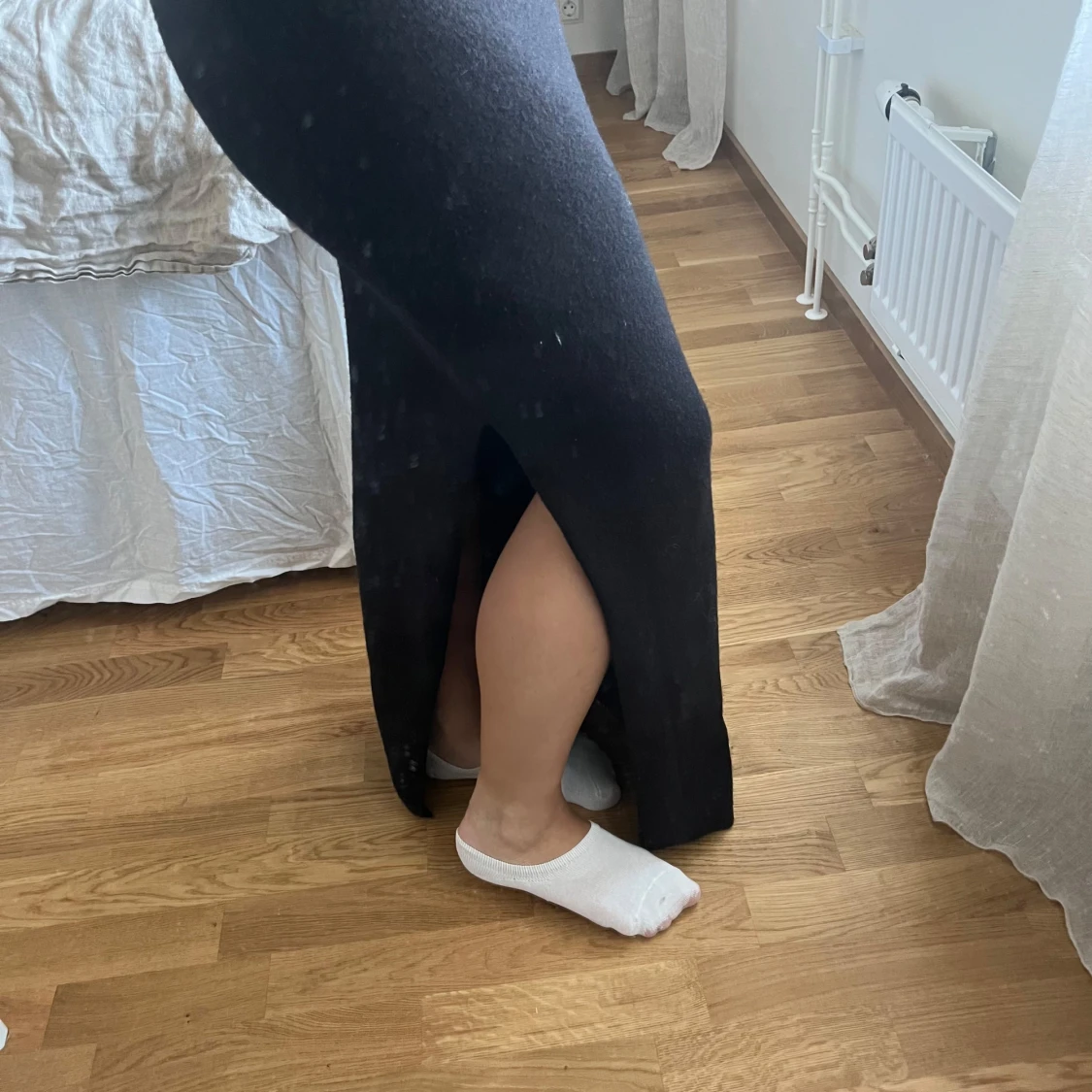 Stickad långklänning  - 91