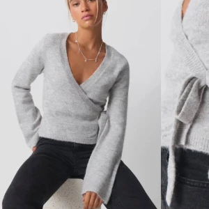 Wrap Knitted cardigan  - Intressekoll (vet ej om jag vill sälja än) på min så fina stickade kofta med knytning från Gina Tricot. Slutsåld på hemsidan. Den är i nyskick, endast testad en gång.  Det är varm och skön, med bland annat ull och alpacka i. Skriv vid frågor💕