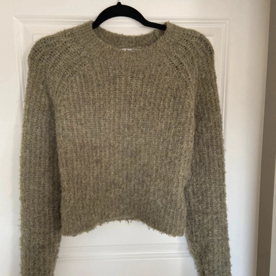 Grön gosig stickad🍀 - 90