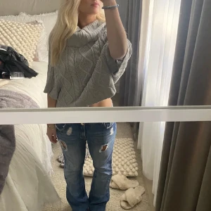 Tröja - Trekvartsärmad stickad tröja från GAP.🩷bra skick