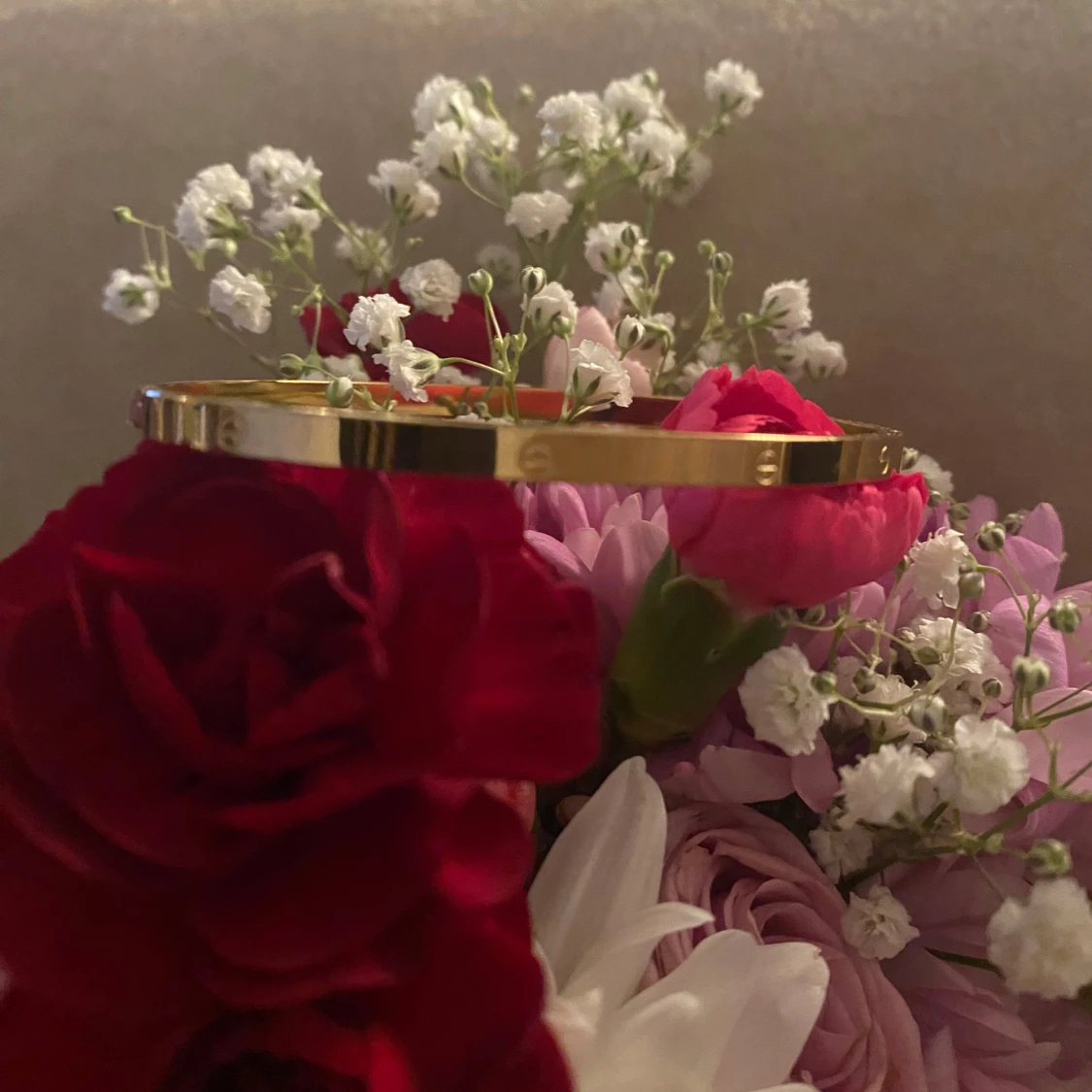 Rostfritt stål guld färg armband och ringar med sten mycket elegant. - 91