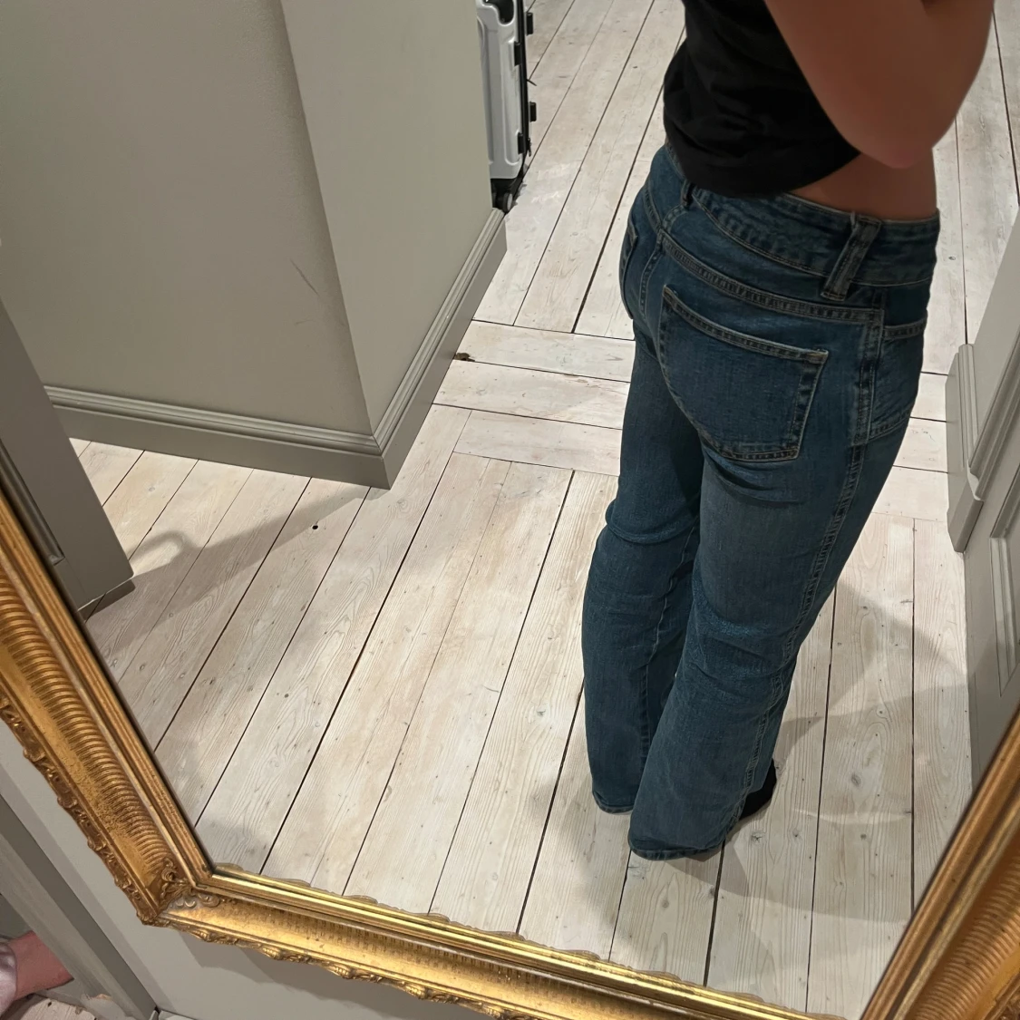 Blå super Low bootcut jeans - 90