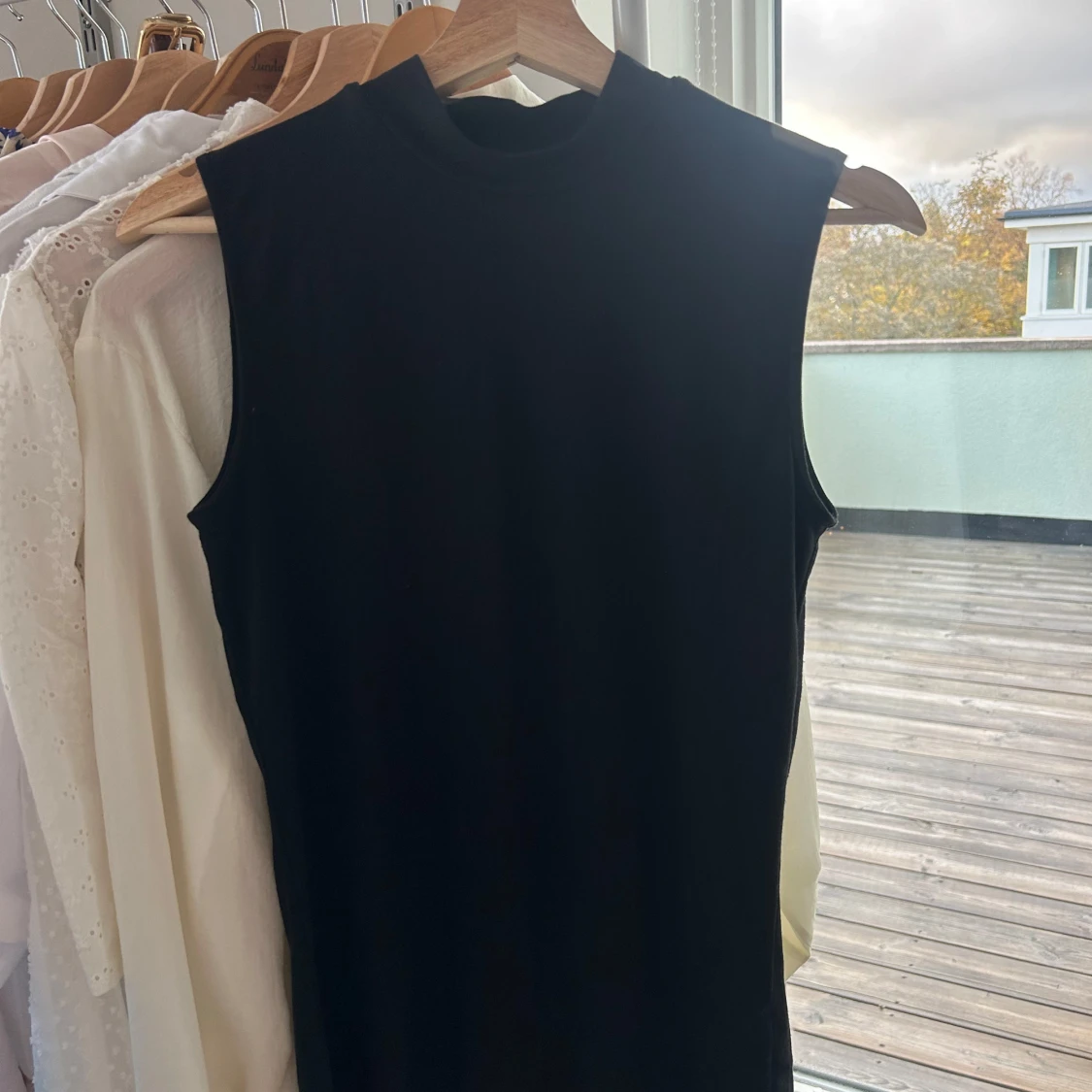 Ärmlös halvpolo tröja - 90