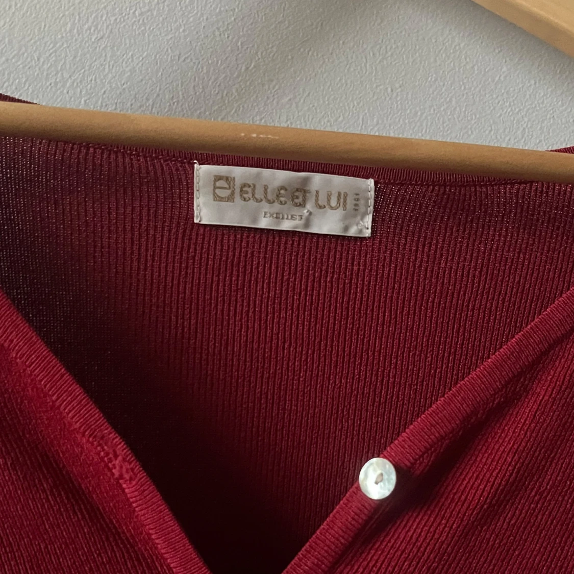 Röd långärmad tröja  - 91