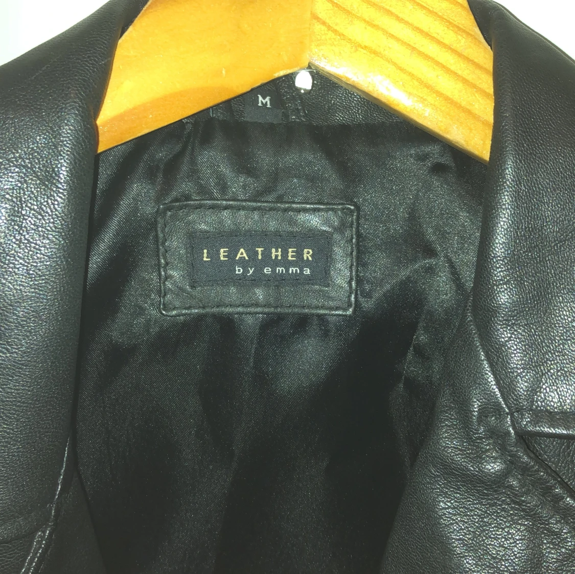 Svart skinnjacka från Leather by Emma - 90