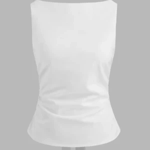 Boatneck blus  - Söt boatneck blus med öppen rygg och rosett. Aldrig använd. Flatterande och romantisk.💕🌸 Köpte i fel storlek:( 