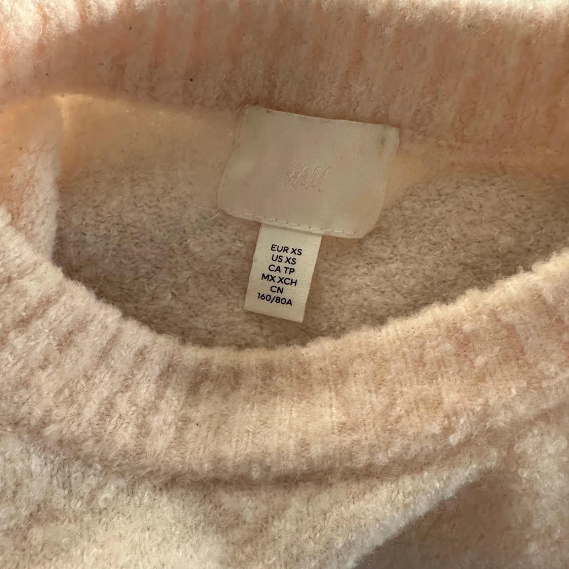 Ljusrosa mysig tröja från H&M - 92