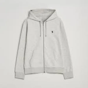 Grå Polo Raplh Lauren hoodie - En grå polo tröja knappt använd. Köpt från johnells. M/L