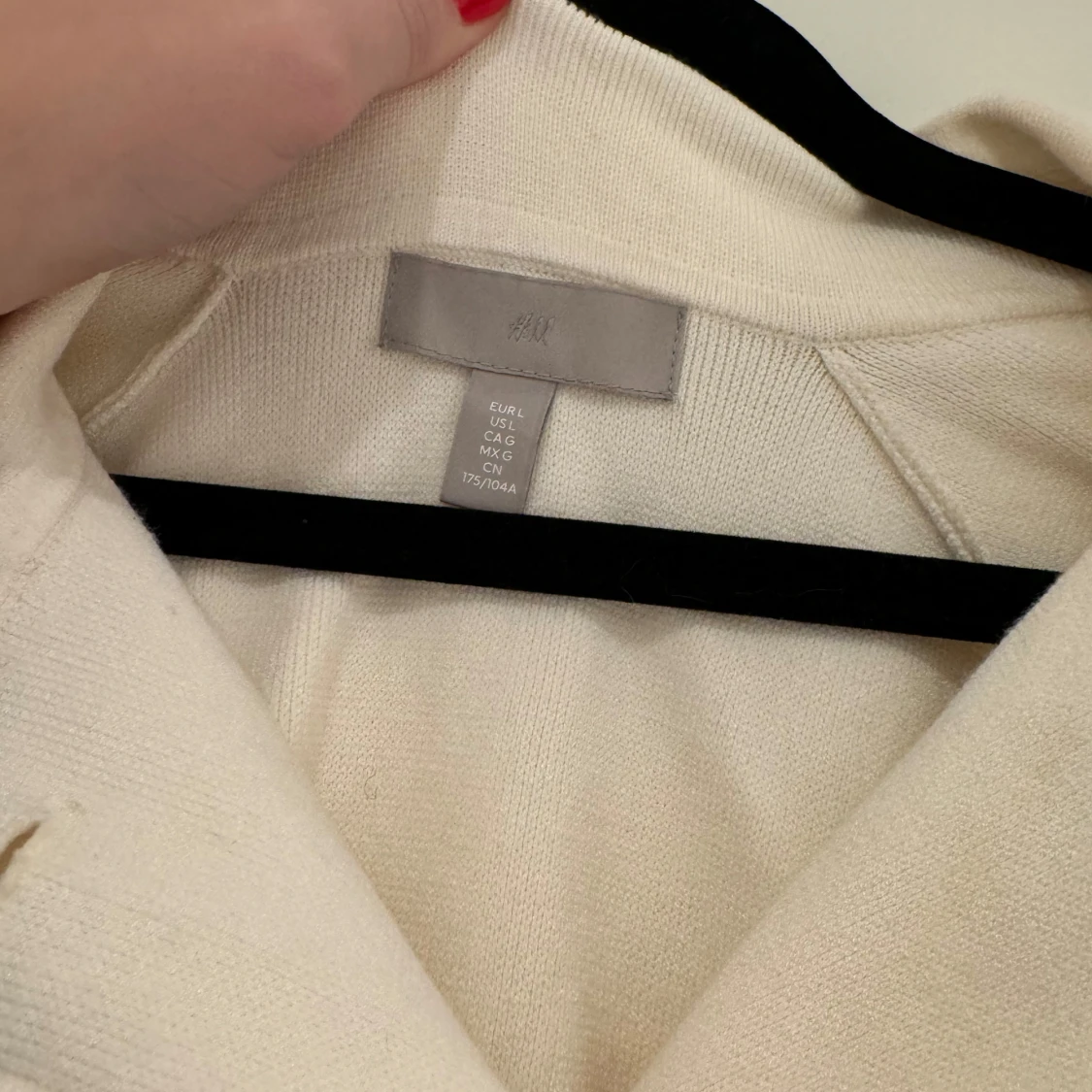 Beige jacka med knappar - 93