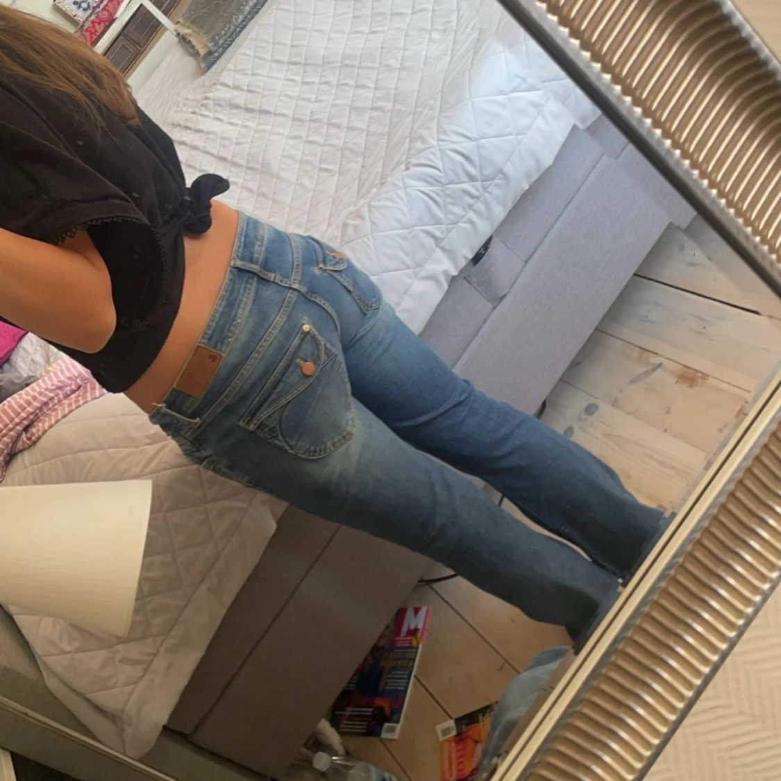 Lågmidjade jeans  - 90