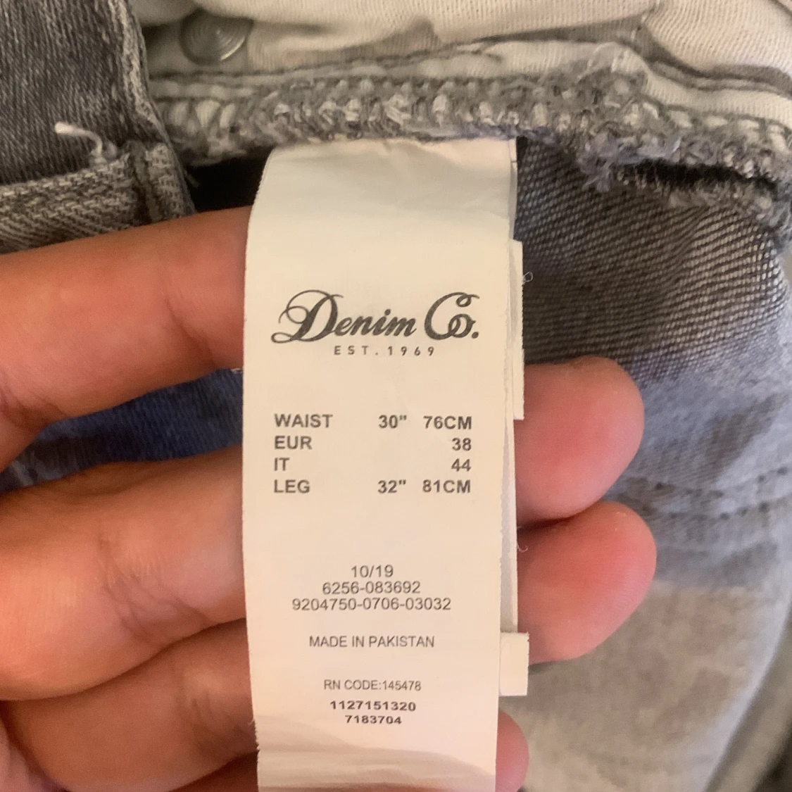 Denim Co. Gråa jeans - 93