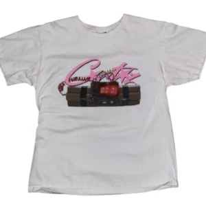 Corteiz No Time 4 Luv Tee - Riktigt fet tisha, köpt på depop, bra skick, lite tyg på svarta trycket bak men går bort med nopprar maskin