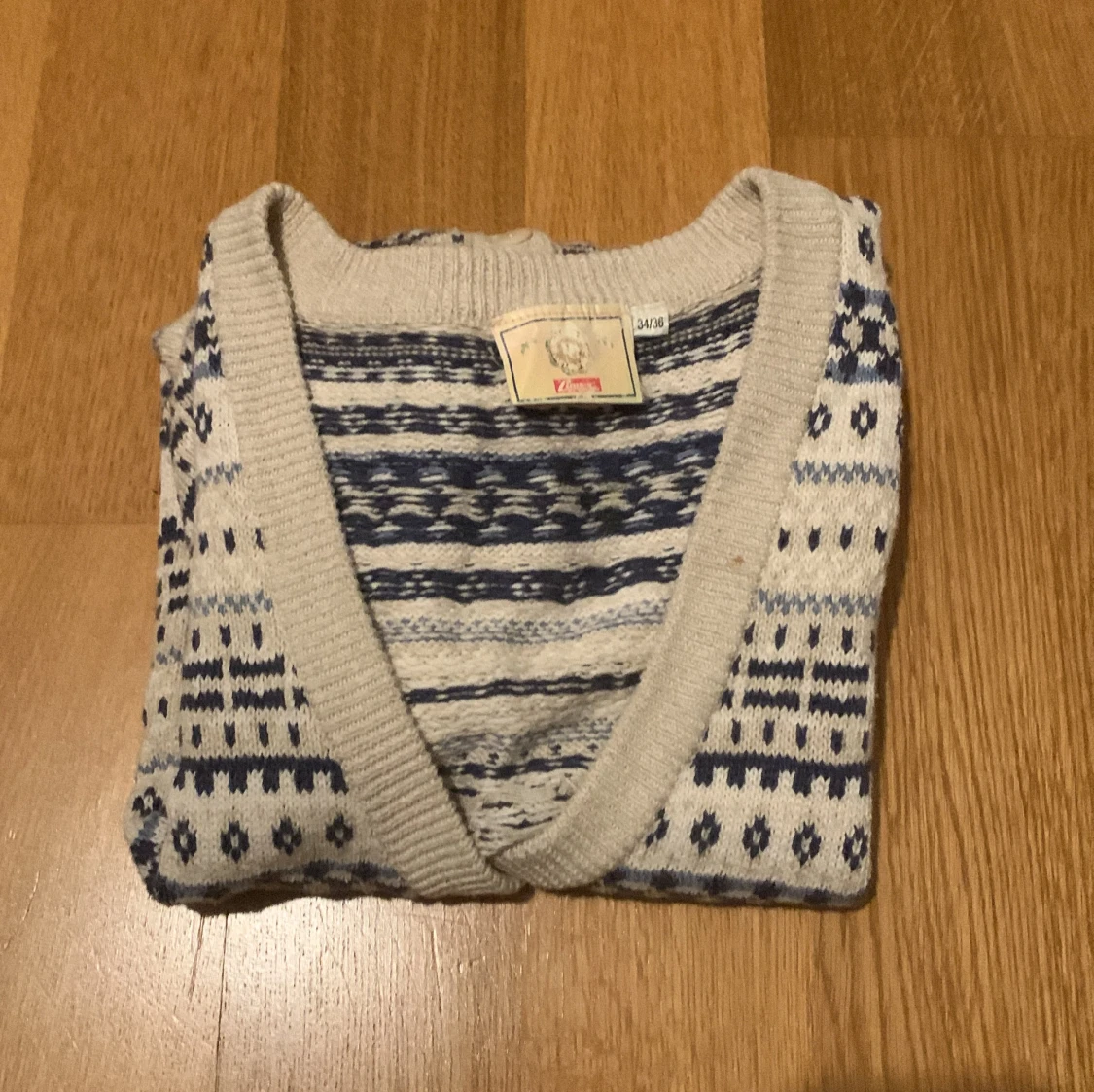 Vintage stickad tröja 