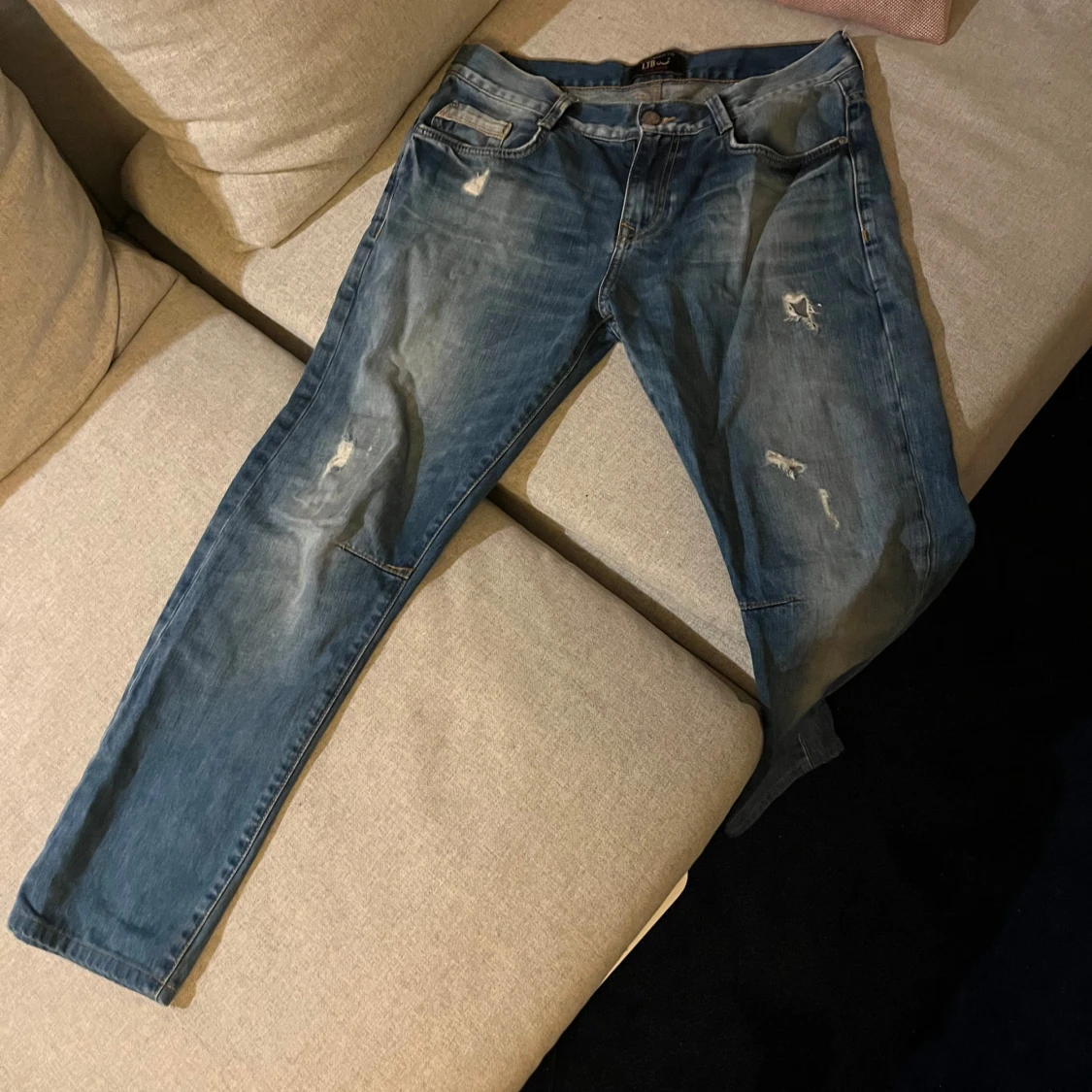 Blåa Ripped jeans - 90