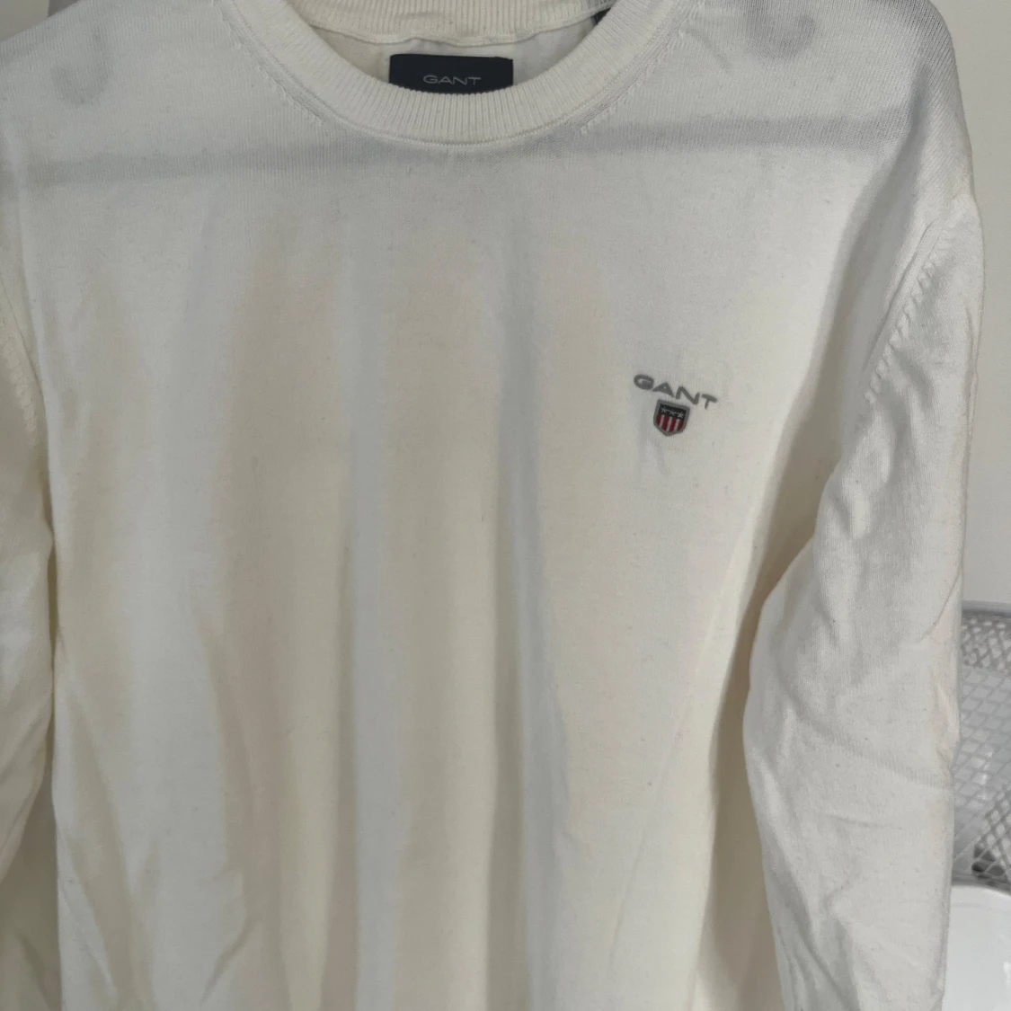 Vit långärmad tröja från GANT - 90