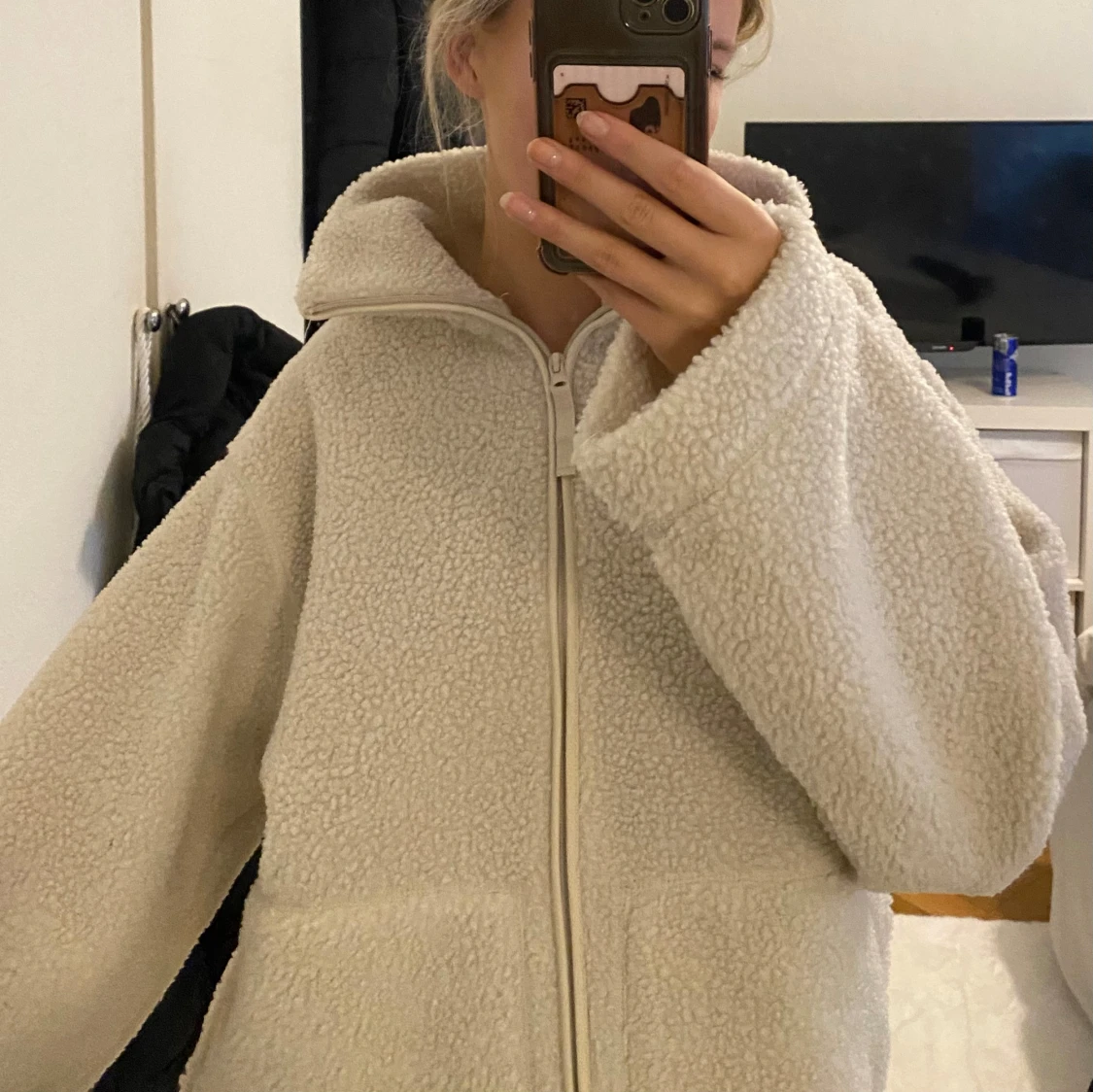 Teddyjacka från h&m