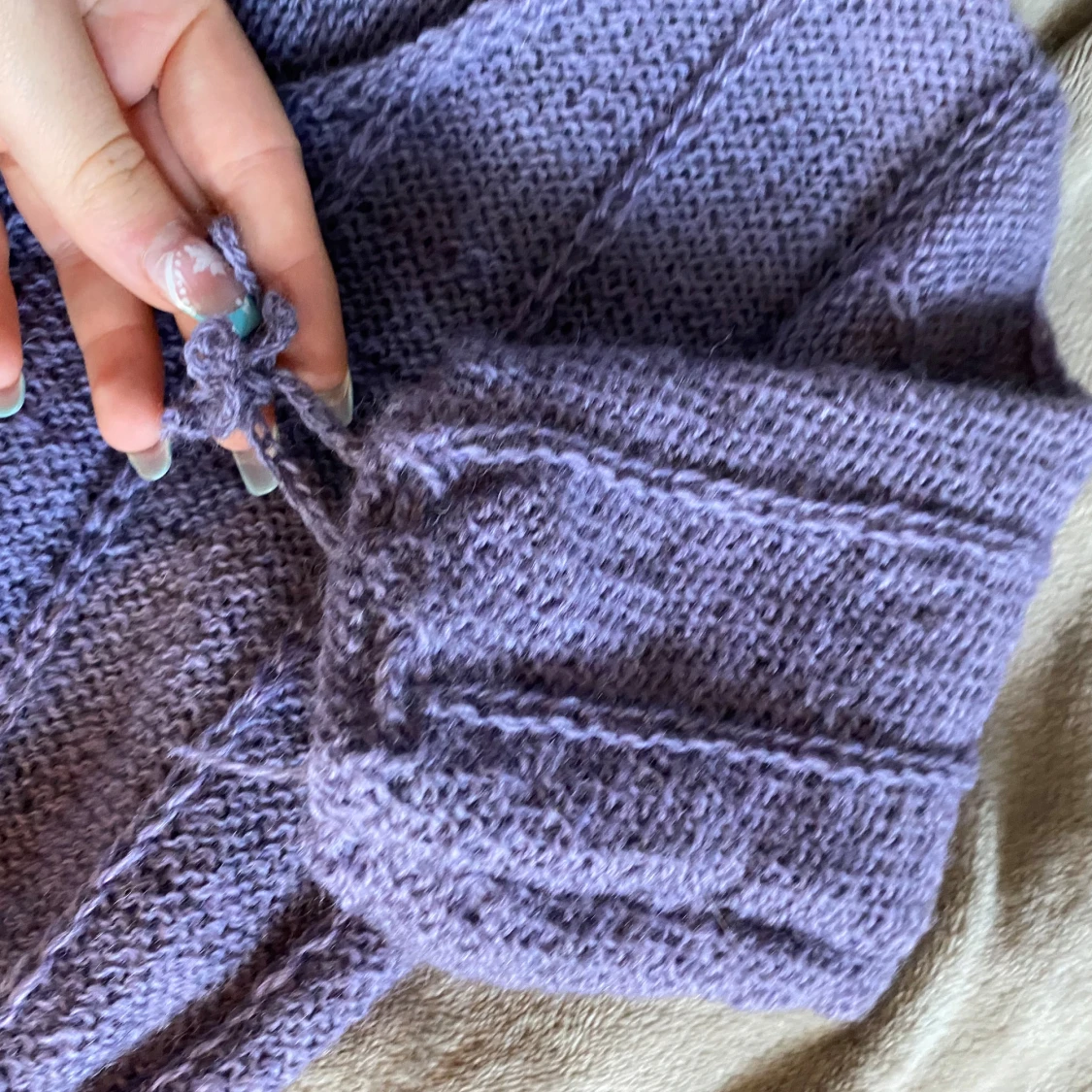 Stickad klänning  - 92