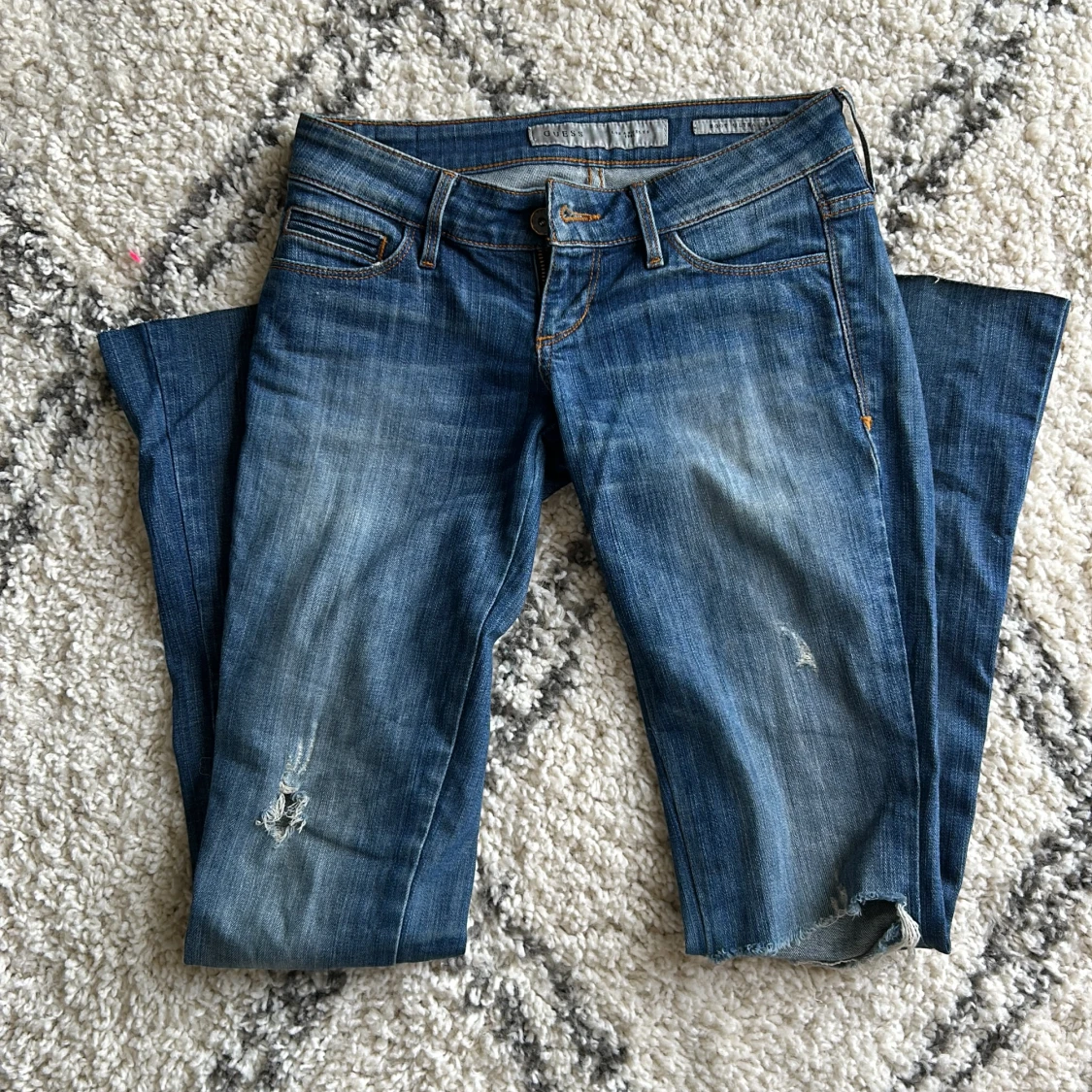 lågmidjade jeans - 91