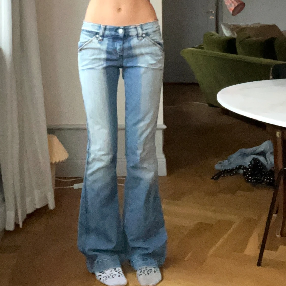 Lågmidjade jeans - 90