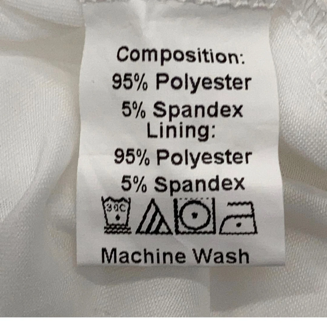 Långärmad vit klänning - 92