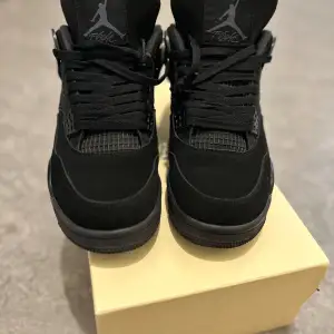 Helt nya Jordan 4 Black cats i storlek 43 