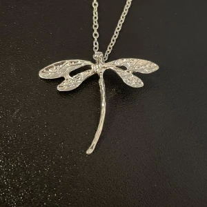 Silver trollslända halsband  - Säljer denna jätte fina trollslända halsbandet i silver!💞