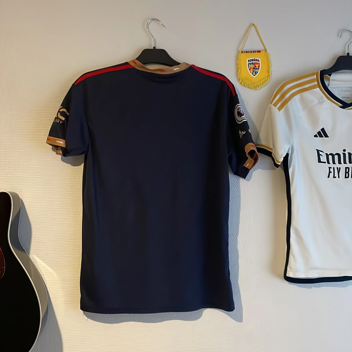 Blå Manchester United fotbollströja - 90