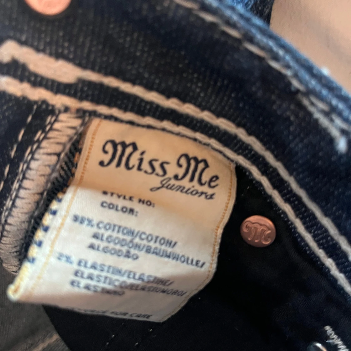 Blå jeans från Miss Me - 92