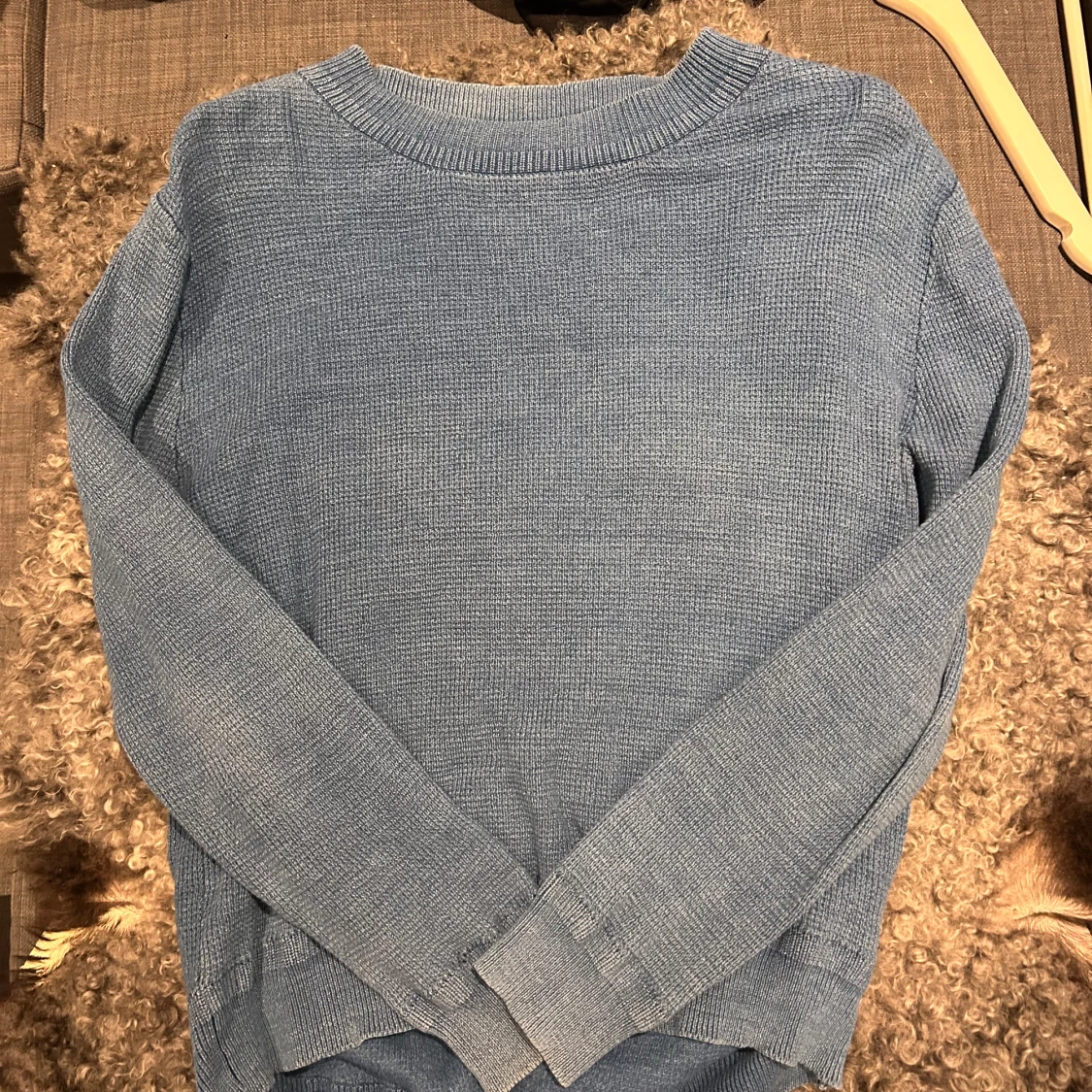 Blå stickad tröja från Edblad - 90