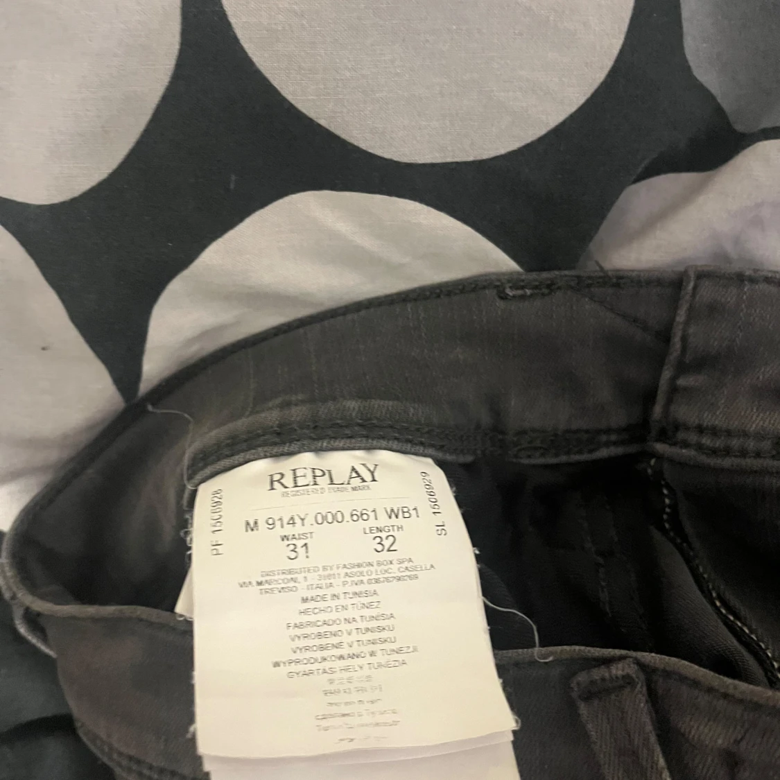 Grå Replay Hyperflex jeans - 90