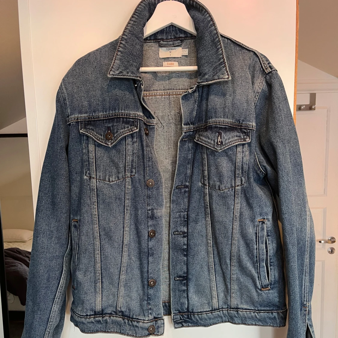 Blå jeansjacka från Topman - 90