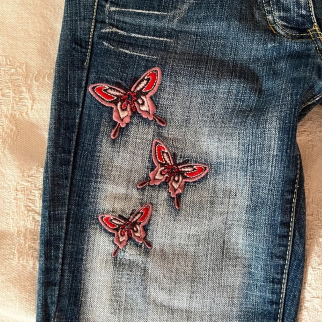 Lågmidjade bootcut jeans  - 90