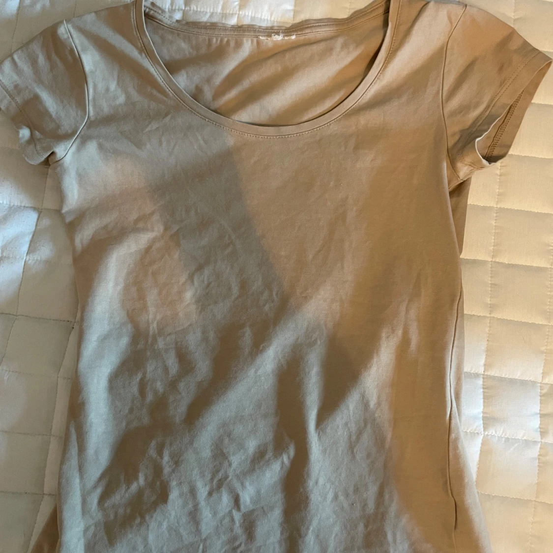Tajt beige t shirt❣️ - 90