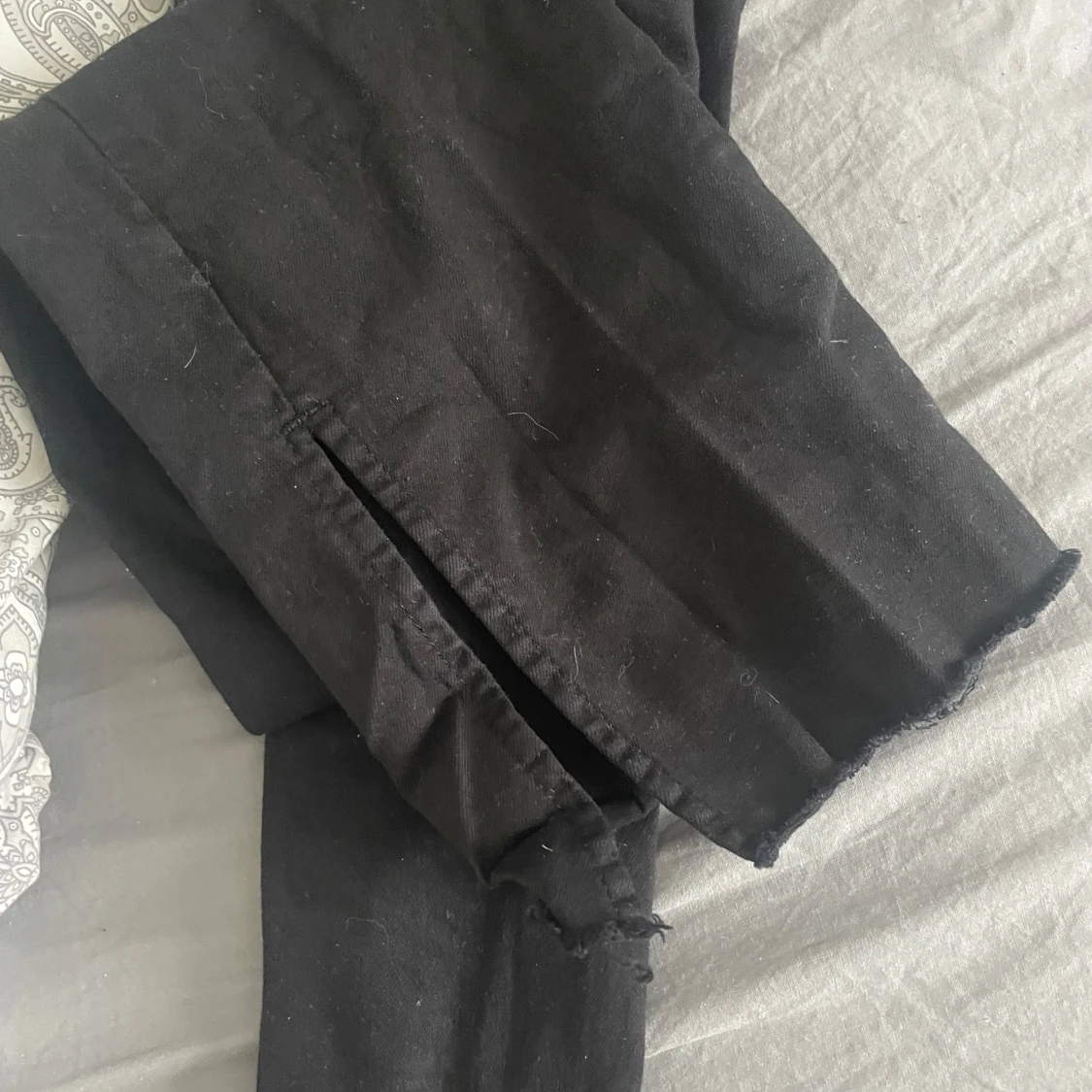 Svarta bootcut jeans - 1