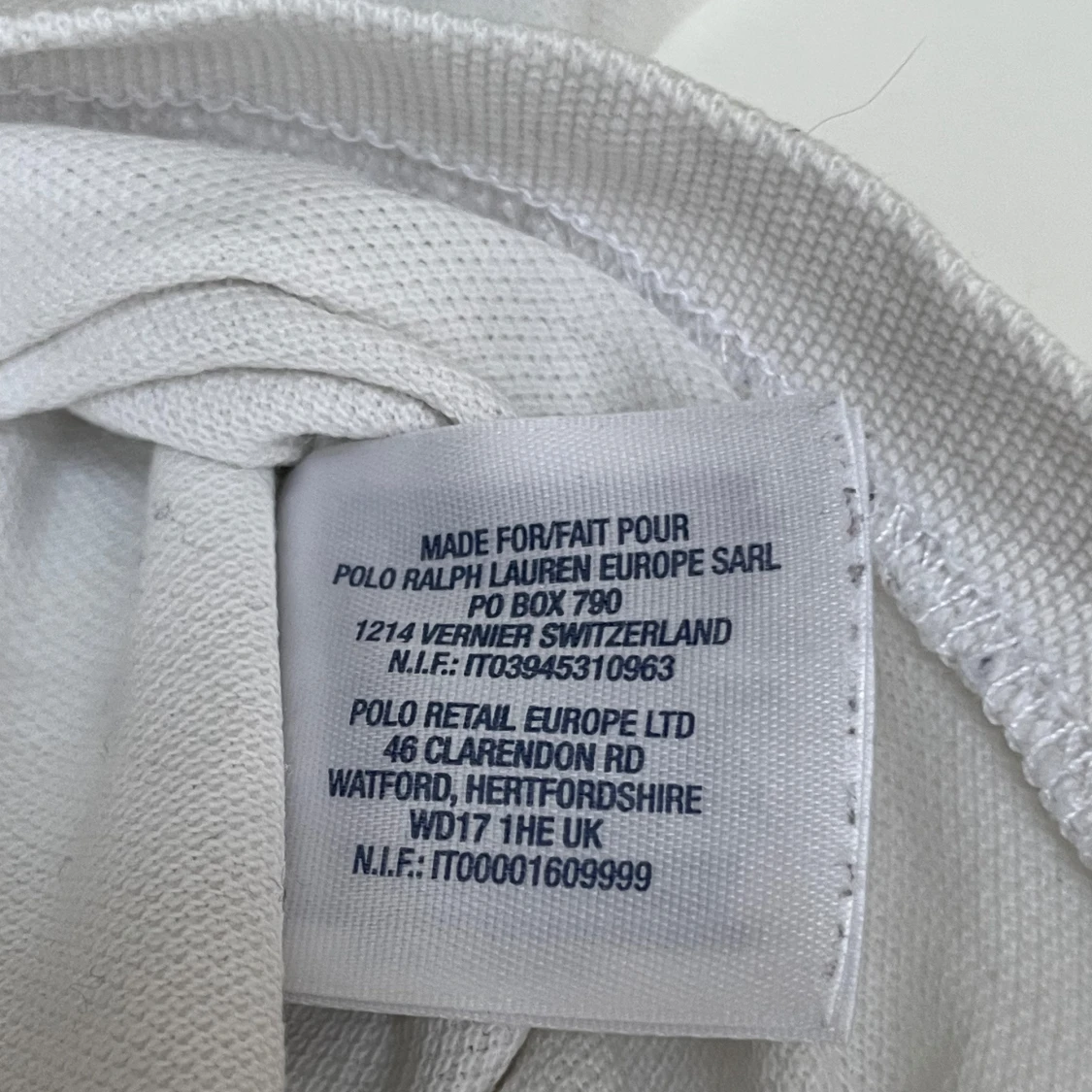 Vit pikétröja från Ralph Lauren - 3