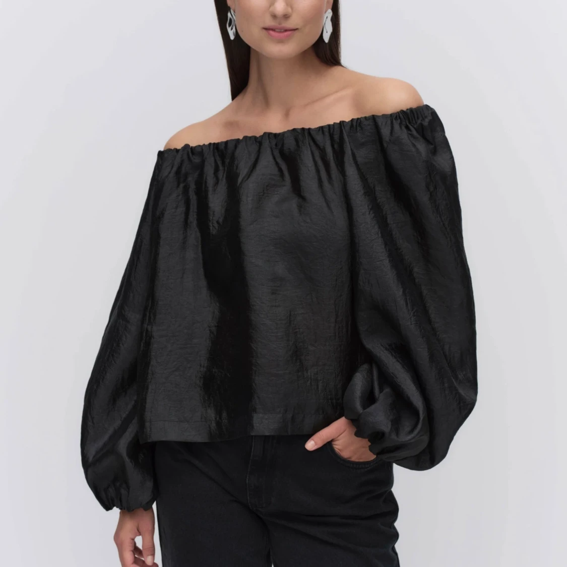 Offshoulder blus!