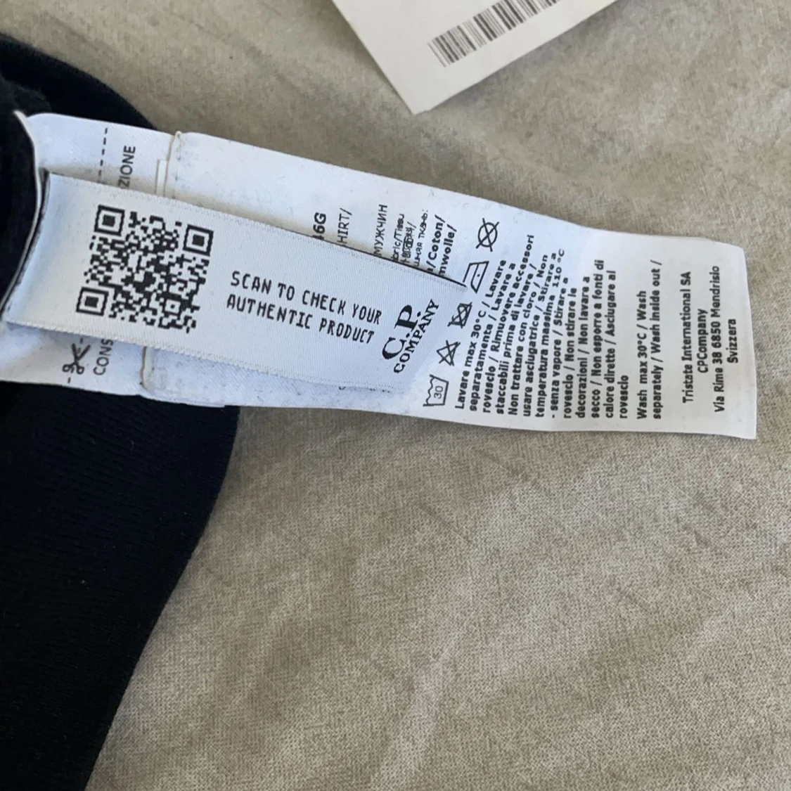 Svart långärmad tröja från C.P. Company - 3