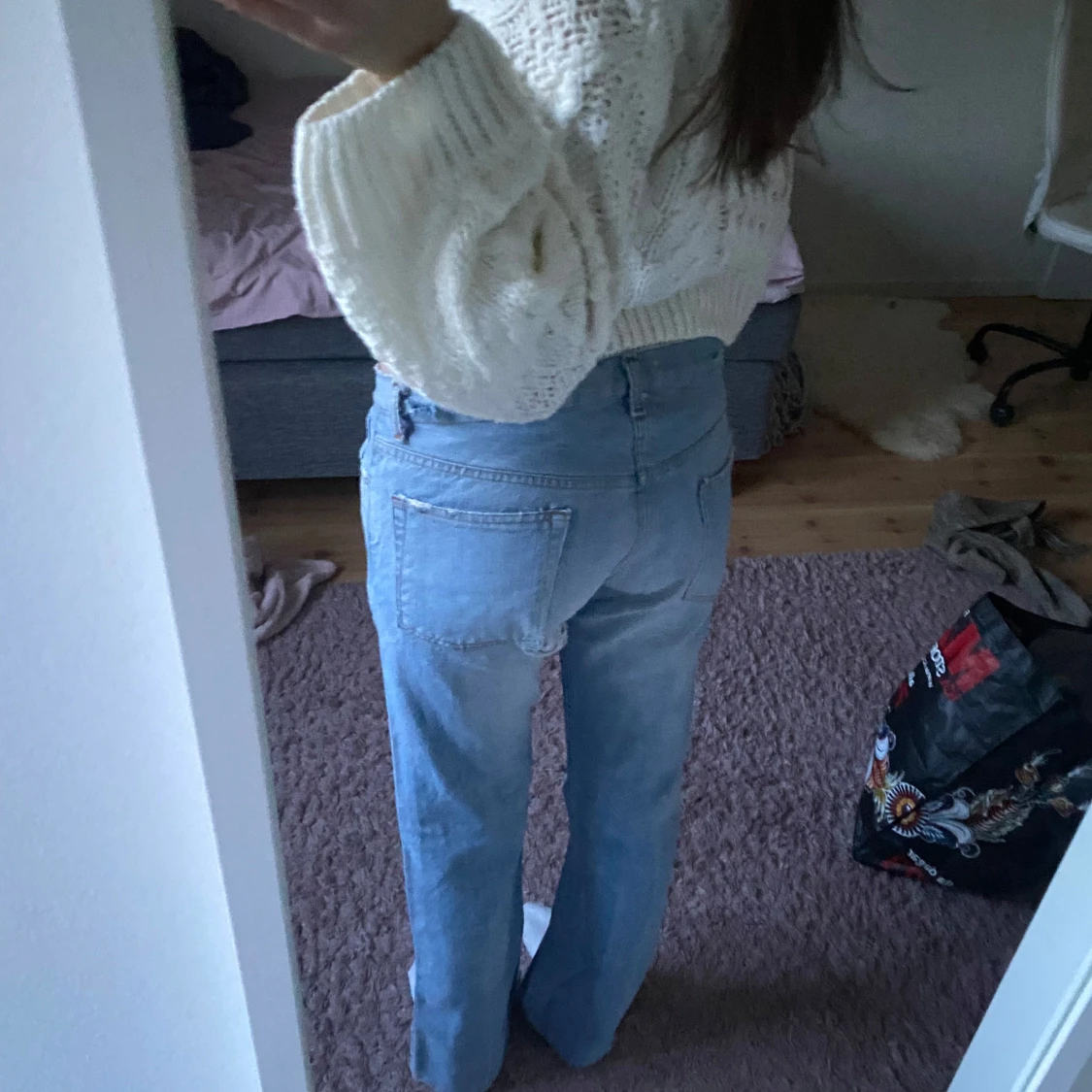 Lågmidjade jeans  - 90