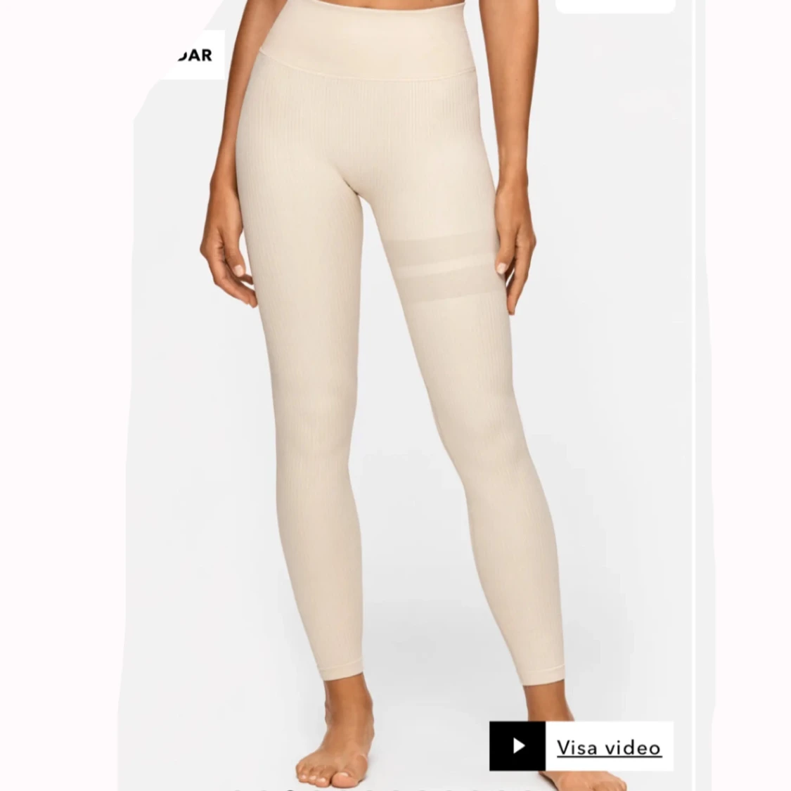 Beige leggings - 90