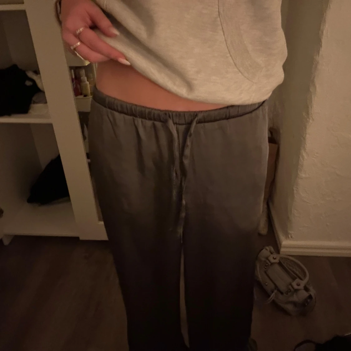 Gröna mjukisbyxor - 90