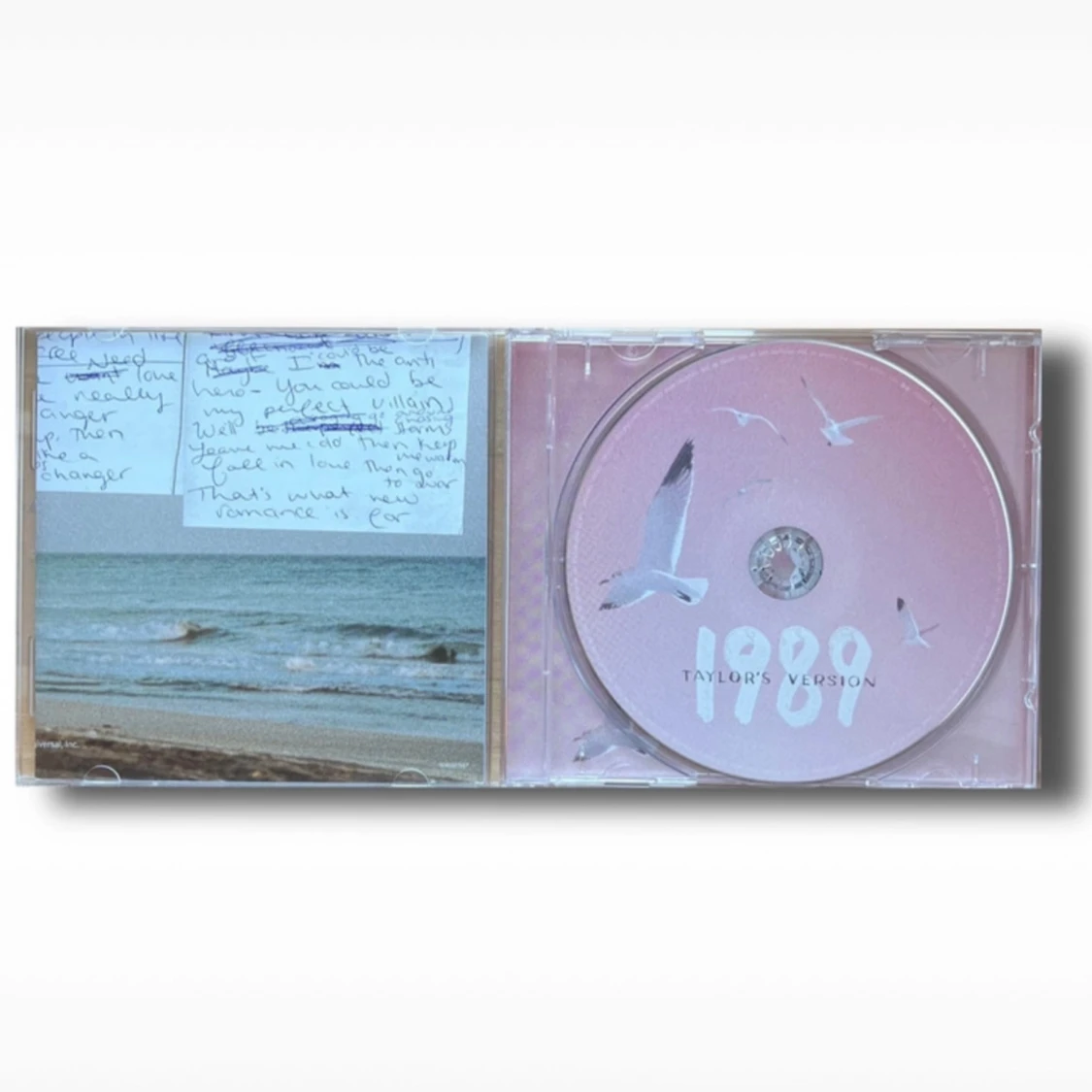 Taylor Swift 1989 (Taylor’s Version) (Rose Garden Pink Edition) Album CD 2023 + poster - 2