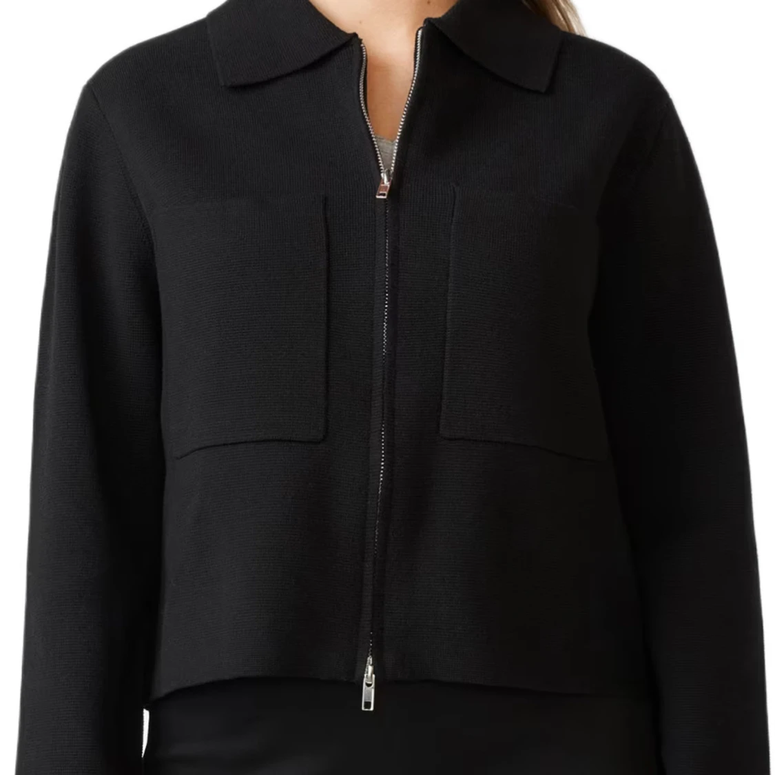 Svart kofta/jacka - 1