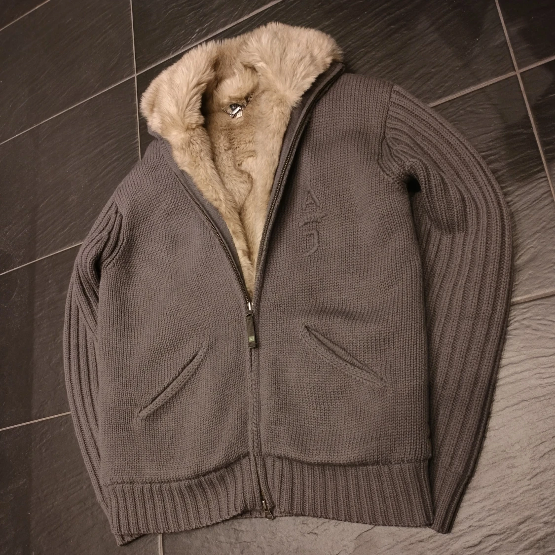 Päls fodrad cardigan Armani - 3